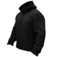 thumbnail image 2 of Futezty Winter for Men Outdoor Warm Inner Liner Fleece Cold Proof Solid Color Hooded Jacket, 2 of 4