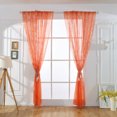 thumbnail image 6 of Christmas Snowflake Curtain, Voile Window Valance Drape, White Sheer Panel with Rod Pocket, Filters Daylight Softly for Cozy Ambiance, Perfect for Living Room and Bedroom Windows,Vsgery, 6 of 7