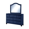 thumbnail image 3 of Sophia Crystal Tufted Dresser finished with Velvet Fabric / Wood in Blue, 3 of 5