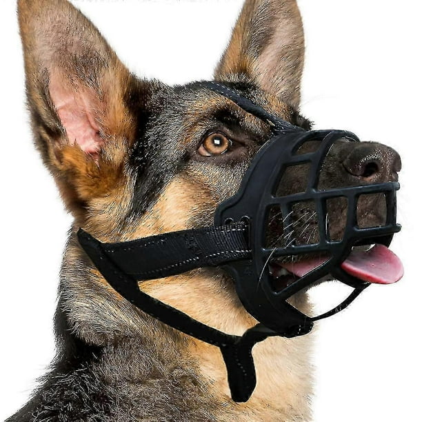 Dog Muzzle, Silicone Basket Muzzle For Small Medium Large Dogs, Soft Cage Muzzle Prevent Biting Chewing, Allow Drinking Panting