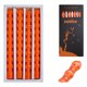 thumbnail image 4 of Velas cónicas de esqueleto - Velas de calavera de Halloween de 9,6 pulgadas para una decoración espeluznante | Juego de 4 velas de cera negras, blancas y naranjas para fiestas y embrujos en el hogar, 4 of 6