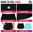 thumbnail image 4 of RBX Girls Dolphin Athletic Shorts Breathable Mesh Gym Girls Activewear for Kids 2 Pack, 4 of 7
