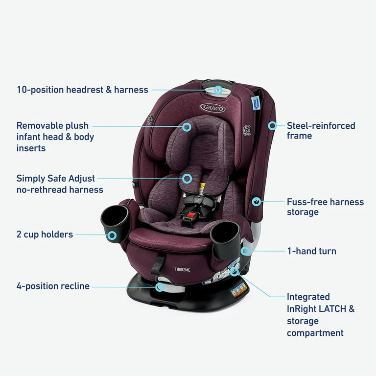 Graco Turn2Me 3-in-1 Car Seat, Manchester 