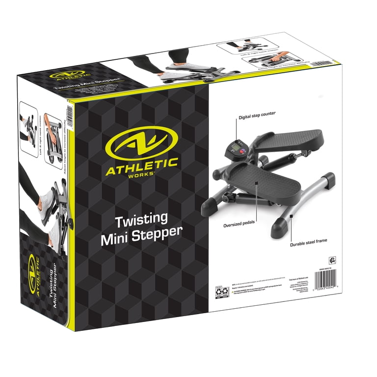ツイストステッパー　TWIST STEPPER Gianna Portable Twist Stepper with Resistance Bands – Adjustable