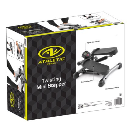 ATHLETIC WORKS TWISTING MINI STEPPER STEP MACHINE