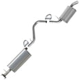 thumbnail image 2 of Northeastern Exhaust | Stainless Steel Center Muffler, Rear Muffler Exhaust System Kit Compatible for Chevrolet Trailblazer 2002-2005 4.2L | Free Clamps Included | Automotive Replacement Part, 2 of 4