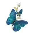 thumbnail image 2 of tasrioml Rhinestone Butterfly Brooch for Women Faux Pearl Butterfly Insect Lapel Pin Sparkly Animal Jewelry for Suits Hats Accessory, 2 of 7