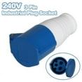 thumbnail image 7 of 240V 16A 3 PIN Blue Industrial Plug Outdoor SOCKETS APPLIANCE Camping Caravan, 7 of 7