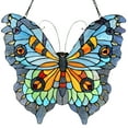 thumbnail image 2 of River of Goods 20.5"H Stained Glass Swallowtail Butterfly Window Panel - 21.75"L x 0.25"W x 20.5"H, 2 of 11