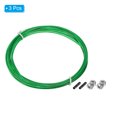 thumbnail image 3 of Uxcell 10Ft Speed Jump Rope Replacement Cable 2.5mm Professional Skipping Rope Steel Wire Replace Green 3 Pcs, 3 of 6