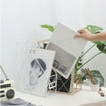 thumbnail image 4 of ziyahi File Storage Shelf Iron Grid Book Organizer Paper Magazine Documents Desktop white, 4 of 6