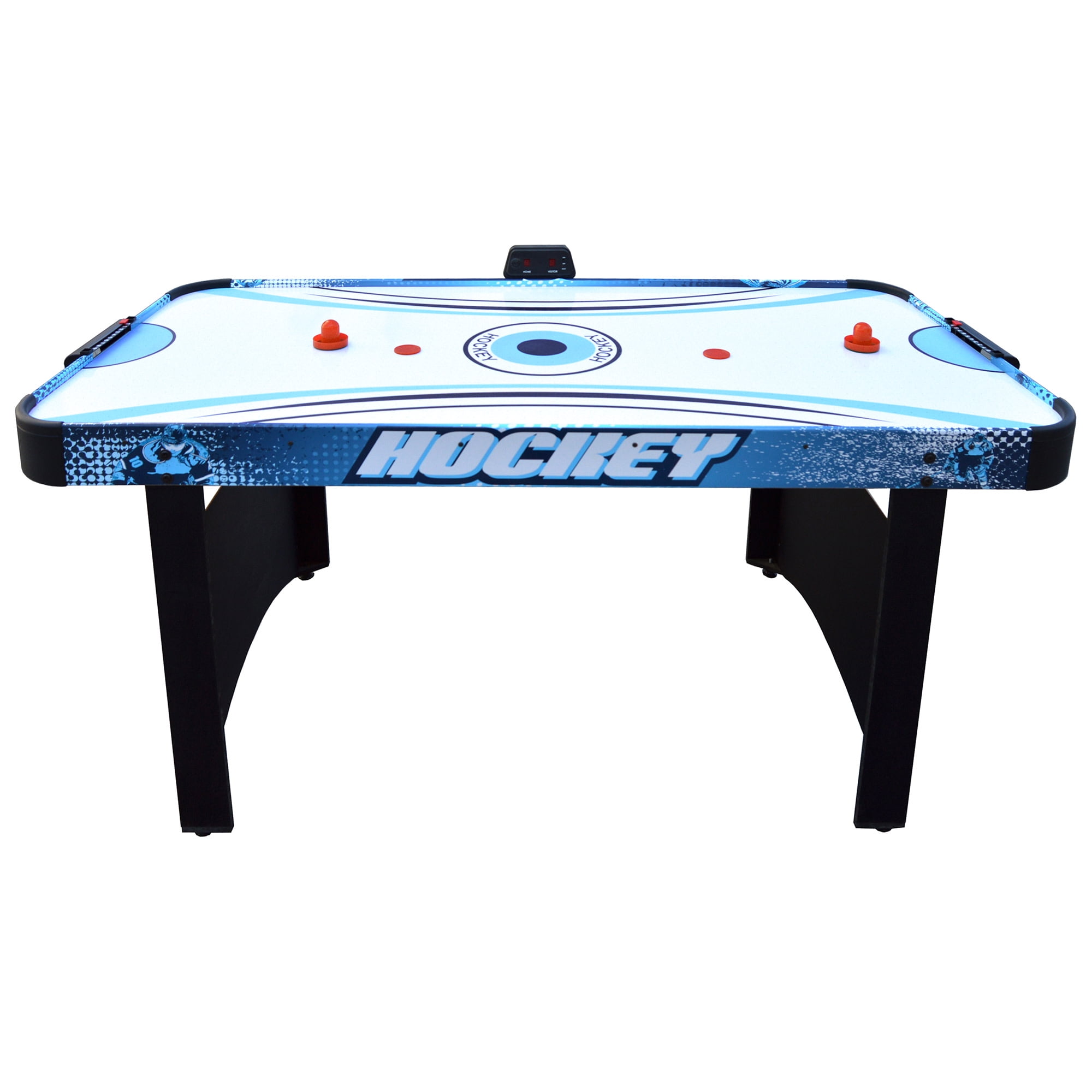 Hathaway Enforcer Air Hockey Table 5 5 Ft Blue Black