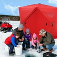thumbnail image 3 of M optimized Portable Ice Fishing Shelter Hub-Style Tent with Thermal Insulated Floor & Carry Bag, Windproof Pop-Up Design for Quick Setup, Winter Fishing Gear, 3 of 7