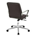 thumbnail image 4 of Modern Contemporary Urban Design Work Home Office Office Chair, Brown, Faux Leather, 4 of 4