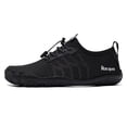 thumbnail image 4 of Racqua Water Shoes Lightweight Quick-Dry Swim Shoes Breathable Beach Shoes Barefoot Aqua Outdoor for Men Women Black 11 Women/10 Men, 4 of 6