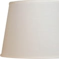 thumbnail image 4 of HomeRoots 16" White Rounded Empire Slanted Linen Lampshade, 4 of 6