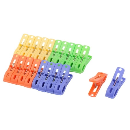 - Household Laundry Plastic Clothes Socks Coat Pants Hanging Clip Clothespin 20pcs