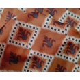 thumbnail image 4 of oneOone Silk Tabby Fabric Argyle Ikat Print Sewing Fabric BTY 42 Inch Wide, 4 of 4