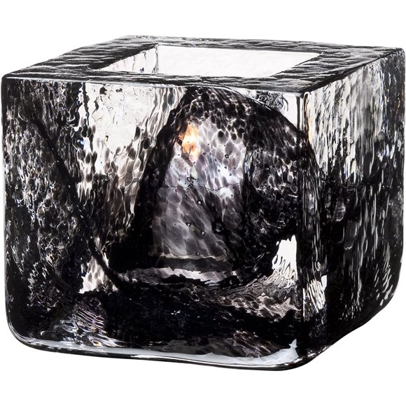 Kosta Boda Brick Votive, Black
