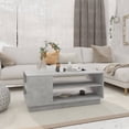 thumbnail image 1 of vidaXL Coffee Table Concrete Grey 102x55x43 cm Engineered Wood, 1 of 4