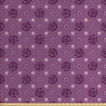 thumbnail image 1 of Muted Colors Fabric by the Yard, Romantic Pattern with Abstract Petals Swirls, Decorative Upholstery Fabric for Sofas and Home Accents, Pale Purple Pale Mauve by Ambesonne, 1 of 4