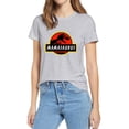 thumbnail image 5 of Camiseta unisex 100 % algodón con diseño de dinosaurio T Rex Mamasaurus, mamá Saurus, familia a juego, camiseta novedosa para mujer, regalo para mamá, 5 of 5
