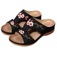 thumbnail image 5 of Fukaraa Women's Wide Width Sandals Orthopedic Slip-On Anti-Slip Summer Casual, 5 of 7