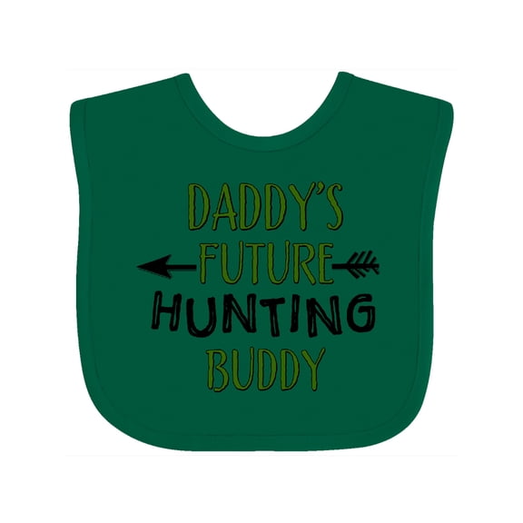 Inktastic Daddys Future Hunting Buddy Boys or Girls Baby Bib