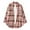 Pink, variant on Arlun Womens Long Sleeve Plaid Shirts Button down Lapel College Style Tops Soft Comfort Loose Casual Asymmetrical Hem Blouses Fashion Outfits Coffee XL