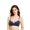 Black, variant on Rove Studio Women’s Floral Lace Wireless Bra, Anti-Sag Supportive Gathered Cups Comfort Bra for Everyday Wear Blue L