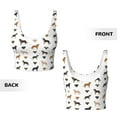 thumbnail image 6 of Goofa Labrador Retriever Dog Printed Sports Bras for Women, High Impact Running Bra Workout Crop Tank Tops Longline Sports Bra Push up-Small, 6 of 9