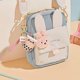thumbnail image 4 of Funda para Airpods Pro con llavero, diseño de té de leche Boba rosa femenino, protección de silicona a prueba de golpes, compatible con AirPods Pro funda de carga para niñas, 4 of 6
