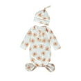 thumbnail image 2 of Robes de Nuit Unisexes pour Bébé, Ensemble de Pyjama avec Sac de Couchage à Manches Longues et Chapeau, 2 of 9