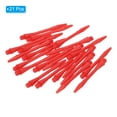 thumbnail image 3 of Uxcell 50mm Plastic Dart Shafts, 21 Pack 2BA Thread Dart Stems, Red, 3 of 6
