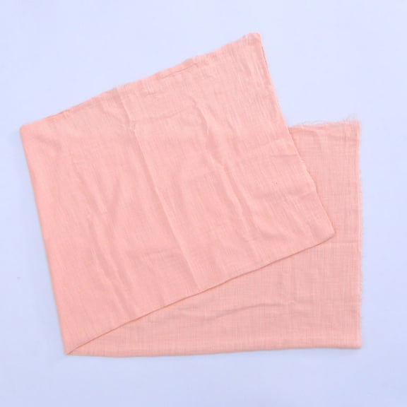 FONDOTIN Linen Sewing Fabric Cotton Pink 1Pcs 41.3x57.1x0.04In