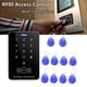 thumbnail image 2 of Sistema de control de profesion de puerta seguridad anti-bloqueo fuerte + 10 Uds de identific Cola Control de acceso RFID, 2 of 8