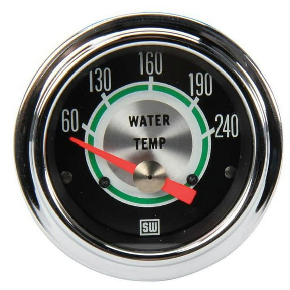 Stewart Warner 311CC 2-1/16 Green Line Elect. Water Temperature Gauge