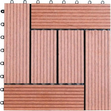 Naturesort N4-OT01SA1 Six Slats Bamboo Composite DIY Deck Tiles  11