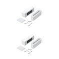 thumbnail image 2 of relayinert for Ultra-Quiet Flame Lamp Diffuser For Aromatherapy Fireplace Shape Flame Lamp rounded white 2Set, 2 of 6