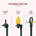 thumbnail image 4 of SEWANTA Christmas Light Yard Stakes 8.5' Tall Outdoor Light Stakes with Universal Christmas Pathway Lights (100 Pack), 4 of 5