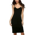 thumbnail image 1 of Mujeres Full Slips Sexy Chemise camisón con cuello en V vestido recto ropa de dormir Zhivalor WRMH-1289-3, 1 of 6