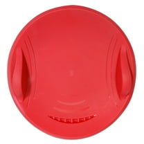 LEORX Durable Snow Sled Red Plastic 1Pcs
