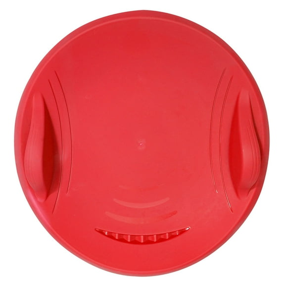 LEORX Durable Snow Sled Red Plastic 1Pcs