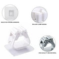 thumbnail image 3 of No Drilling Wall Mounted Broom Holder, Mop Holder, Self-Adhesive Broom Clip For Kitchen, Bathroom, Garden (6 Pieces) - white, 3 of 5