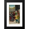 thumbnail image 2 of Ludwig Schongauer 15x24 Black Modern Framed Museum Art Print Titled - Christ Before Pilate, 2 of 5