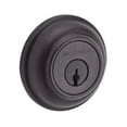 thumbnail image 1 of Baldwin SC.TRD.112.S Single Cylinder Traditional Round Deadbolt with Smartkey, Venetian Bronze, 1 of 1