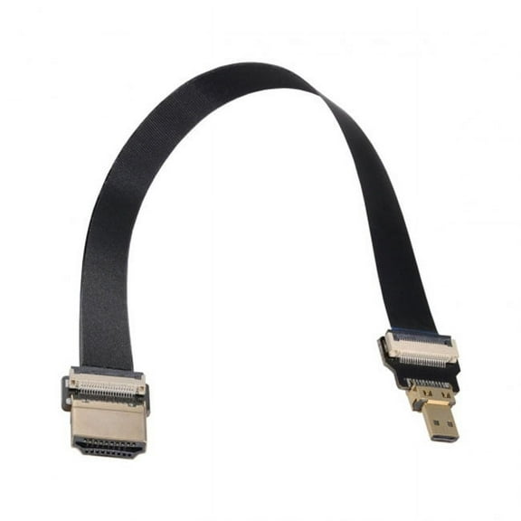 Xiwai CYFPV HDMI Male to Micro HDMI Male Extension FPC Flat Cable 1080P for FPV HDTV Multicopter Aerial Photography