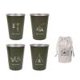 thumbnail image 1 of Shinetrip 4 tazas de acero inoxidable para exteriores, para acampar, barbacoa, vino, cerveza, verde militar Likrtyny Deportes al aire libre Salida diaria Juego de fiesta, 1 of 7