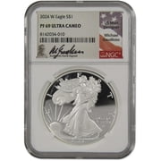 2024 W American Silver Eagle PF 69 UCAM NGC Proof Gaudioso SKUOPC116