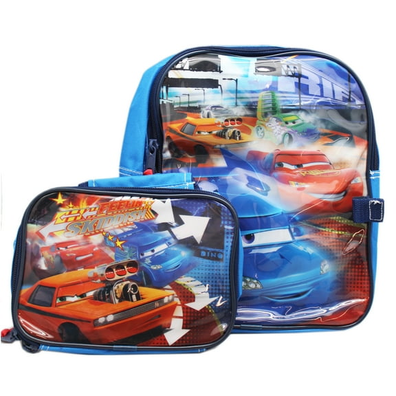 Disney Pixar'S Feelin' Skiddish Mini Toy Backpack And Utility Bag (10In)